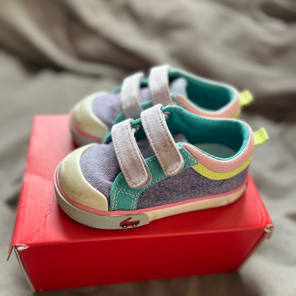 See Kai Run Multicolor Velcro Baby Shoes
